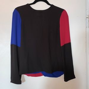 Color Block Blouse